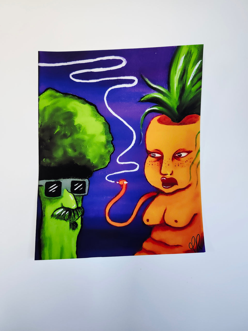 Print of Steamed
