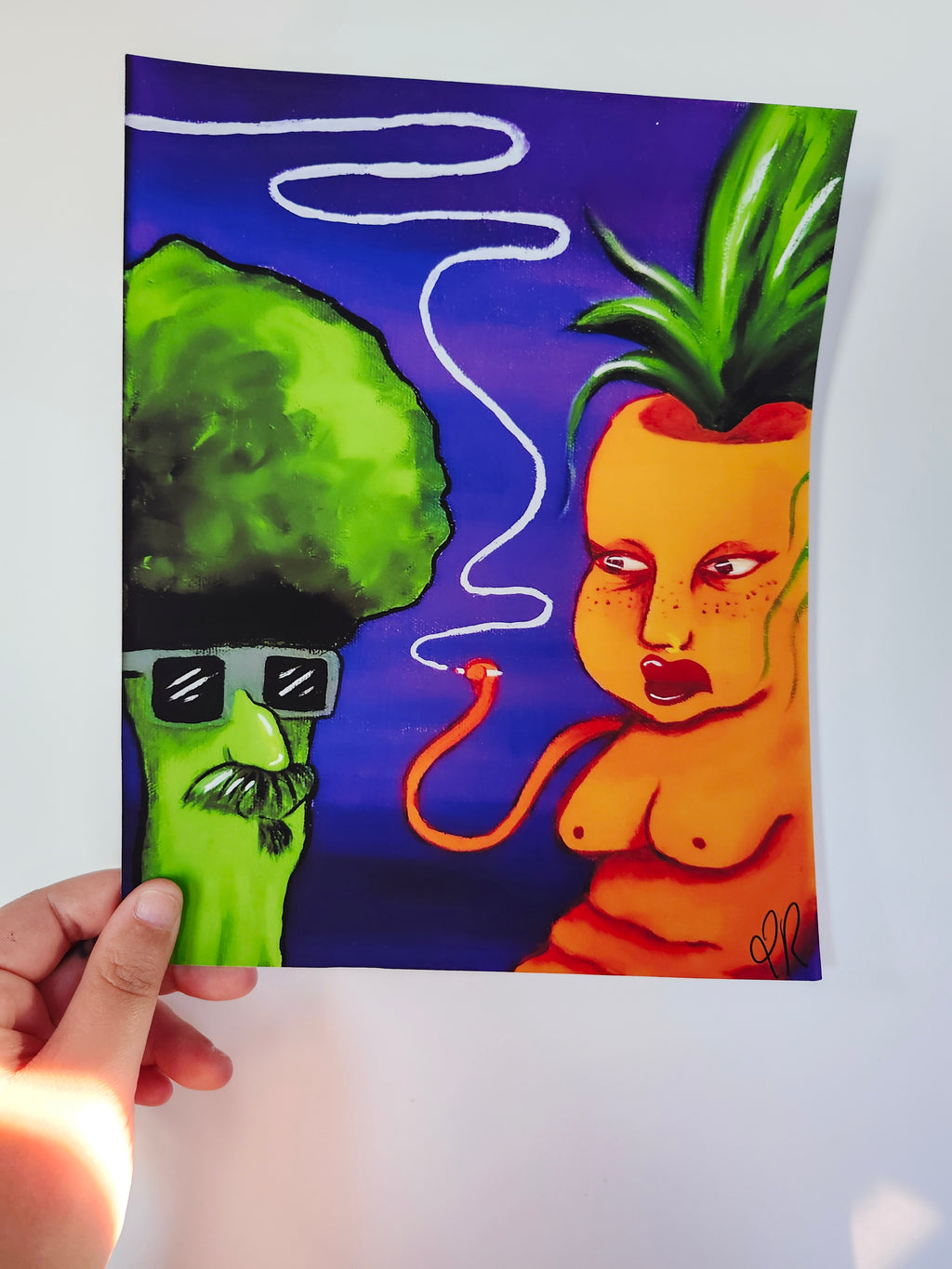 Print of Steamed