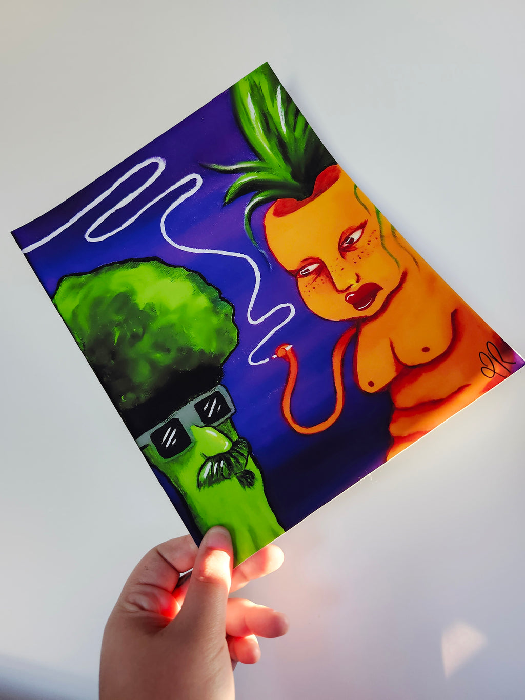 Print of Steamed