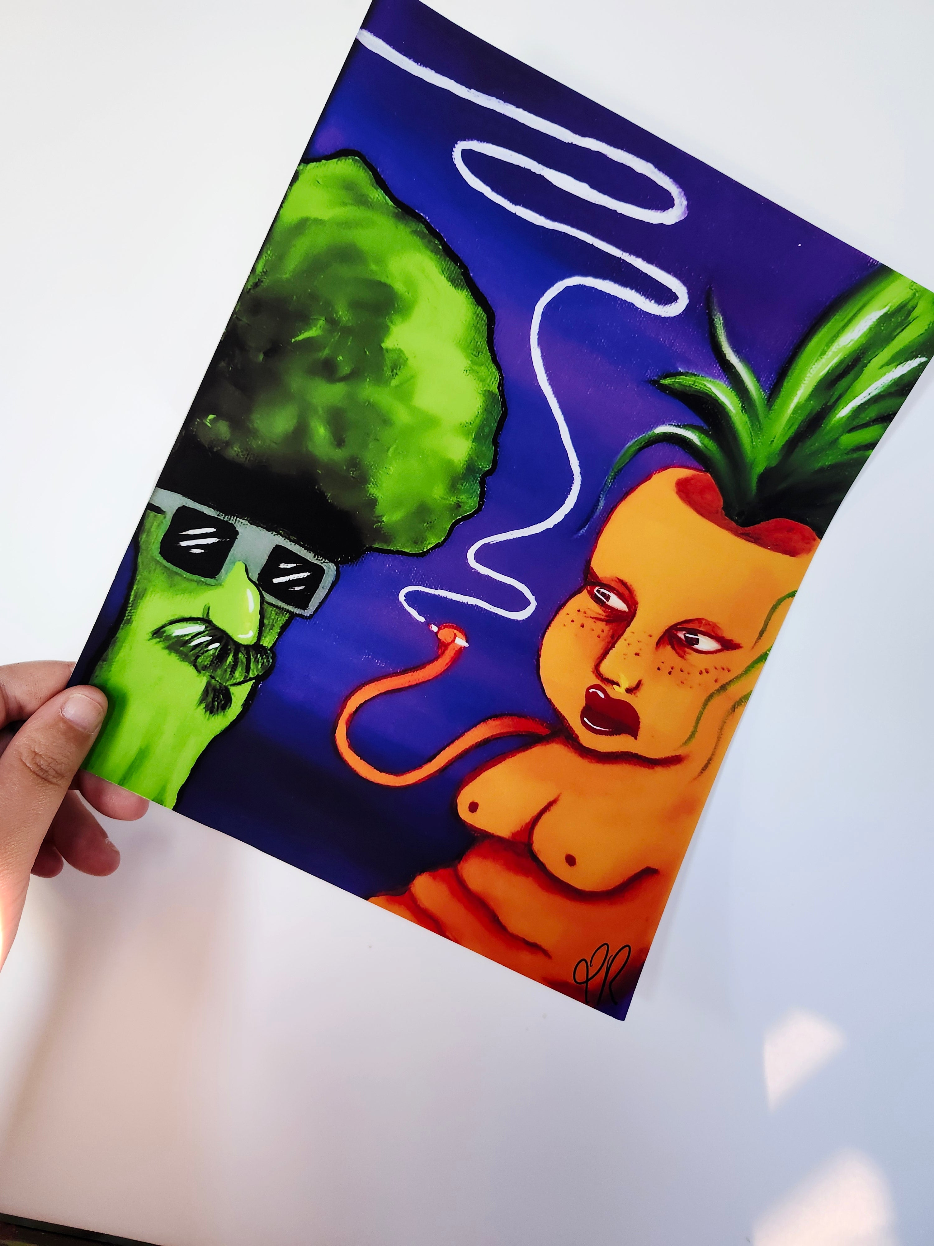 Print of Steamed